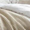 Washed Waffle Ecru -Home Textiles Shop Washed Waffle Ecru 6