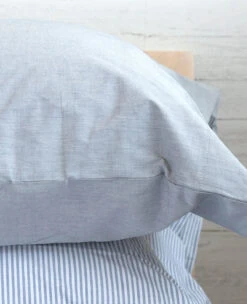 Washed Chambray Blue -Home Textiles Shop WashedChambrayBlue3web