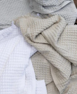 Washed Waffle Guest Towel -Home Textiles Shop WashedCottonWaffleFouta2