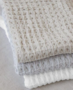 Washed Waffle Guest Towel