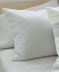 Xavier Washed Piqué Cement -Home Textiles Shop Xavier Washed Pique Cement 1