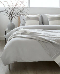 Xavier Washed Piqué Cement -Home Textiles Shop Xavier Washed Pique Cement