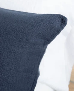 Xavier Washed Piqué Navy 12 Xavier Washed Piqué Navy -Home Textiles Shop XavierWashedPiqueNavy4