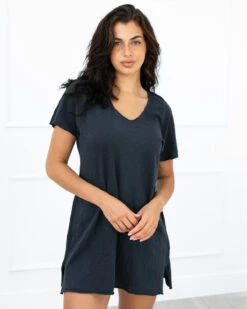 Zoe Sleep Tee 21 Zoe Sleep Tee -Home Textiles Shop Zoey Sleep Tee Navy4