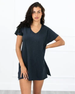 Zoe Sleep Tee 23 Zoe Sleep Tee -Home Textiles Shop Zoey Sleep Tee Navy8