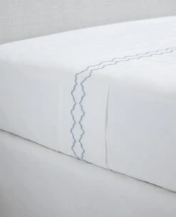 Chloe Embroidery 410 Thread Count Percale -Home Textiles Shop dale flatsheet 1c70ad10 ce42 4e62 bfab df3afb8680a3