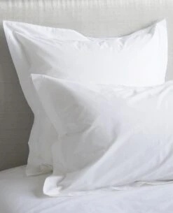 Silky 320 Thread Count Cotton Sateen -Home Textiles Shop essential220 white shams