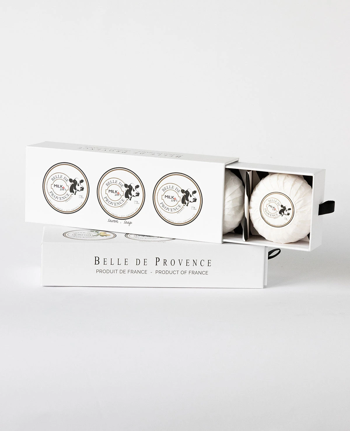 French Milled Soap Gift Set Milk 3 French Milled Soap Gift Set Milk