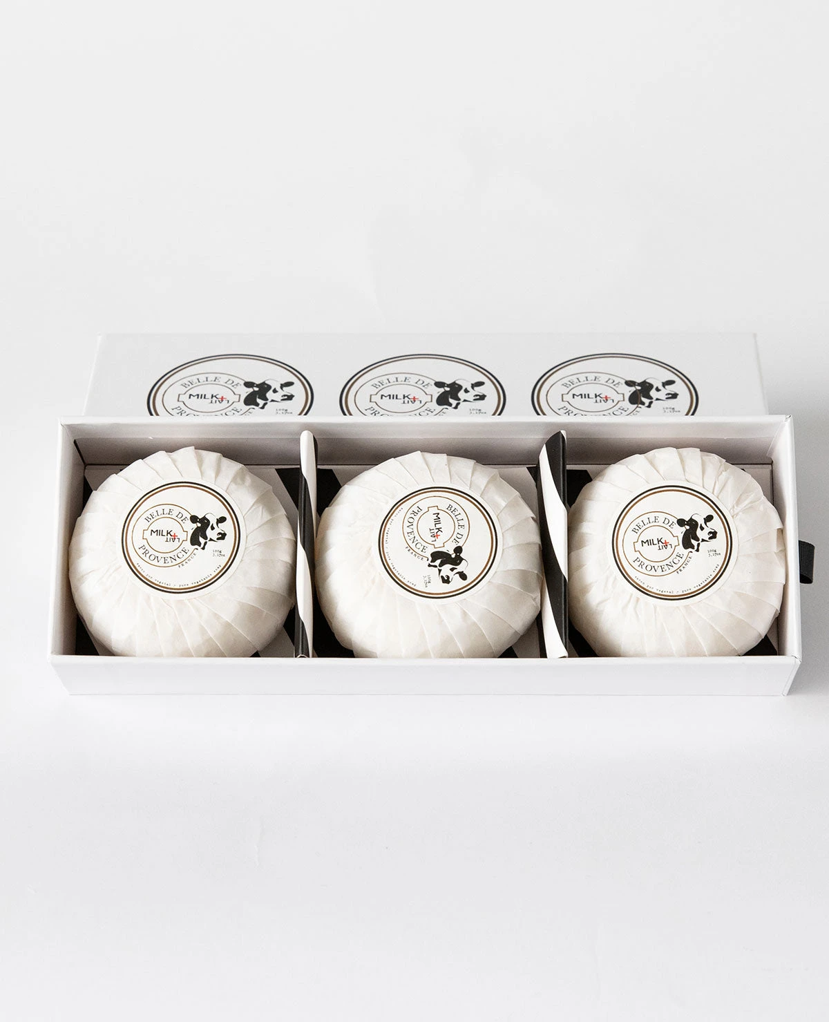 French Milled Soap Gift Set Milk 4 French Milled Soap Gift Set Milk - Image 2