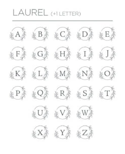 Custom Monogrammed Towels -Home Textiles Shop laurel2