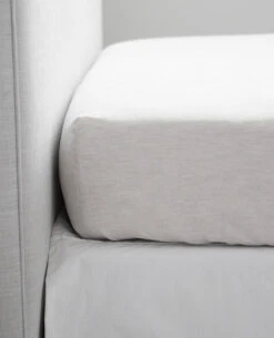 Washed Linen/Cotton Clay -Home Textiles Shop lavato clay fittedsheet1
