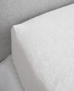 Washed Linen/Cotton Clay -Home Textiles Shop lavato clay fittedsheet2