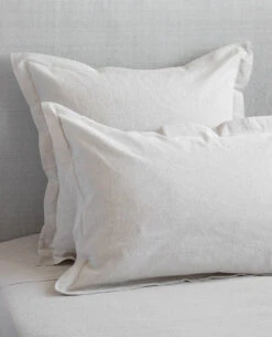 Washed Linen/Cotton Clay -Home Textiles Shop lavato clay shams