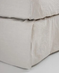 Washed Linen/Cotton Flax -Home Textiles Shop lavato flax bedskirt