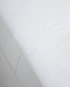 Washed Linen/Cotton White -Home Textiles Shop lavato white flatsheet2