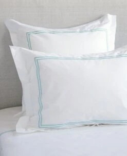 Hotel 2-Line Stitch 800 Thread Count Percale -Home Textiles Shop loft2line lagoon shams 07f8edd5 3358 49f7 b4cd 47d1d8820454