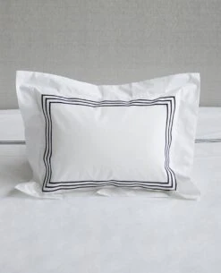 Hotel 3-Line Stitch 800 Thread Count Percale 29 Hotel 3-Line Stitch 800 Thread Count Percale -Home Textiles Shop loft3line black cushioncover 2f5a33fa 4136 4767 a47d 5da10da5a10d