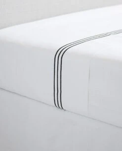 Hotel 3-Line Stitch 800 Thread Count Percale 28 Hotel 3-Line Stitch 800 Thread Count Percale -Home Textiles Shop loft3line black flatsheet2 b036590a f65d 4f30 b6d2 bbb06cca3f49