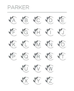 Custom Monogrammed Towels -Home Textiles Shop parker