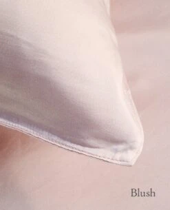 Dreamer Satin Pillow Cases - Blush & Blue -Home Textiles Shop satin pillow case blush 7fcf36cc 275a 4442 84e3 679da22620ab