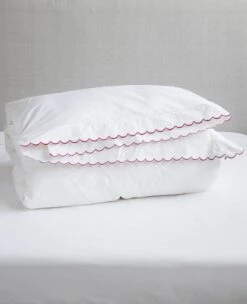 Scallop 220 Thread Count Percale -Home Textiles Shop scallop red duvetcover 7df89f6c f482 44f1 87c7 5ce81b7b1d58