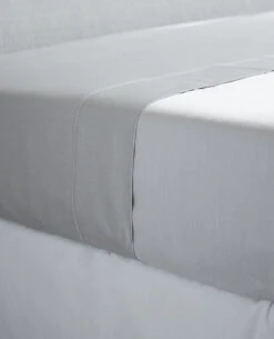 Silky 600 Thread Count Cotton Sateen Grey 12 Silky 600 Thread Count Cotton Sateen Grey -Home Textiles Shop solid satin grey 3