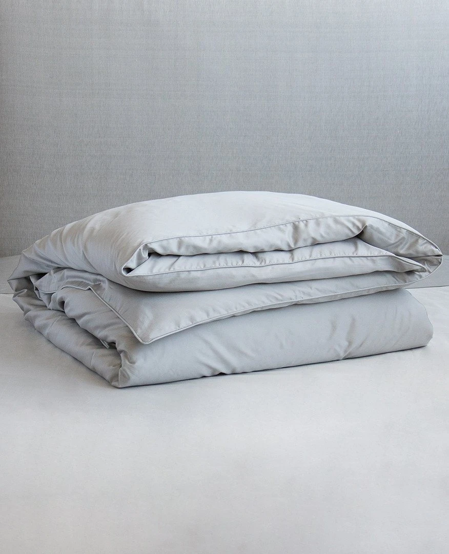 Silky 600 Thread Count Cotton Sateen Grey 4 Silky 600 Thread Count Cotton Sateen Grey - Image 2